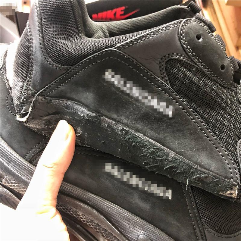 PK God Balencia Paris triple s all black 2019 version newest sole official with retail materials ready to ship